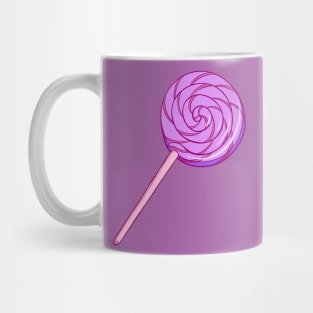 Purple Spiral Lollipop Mug